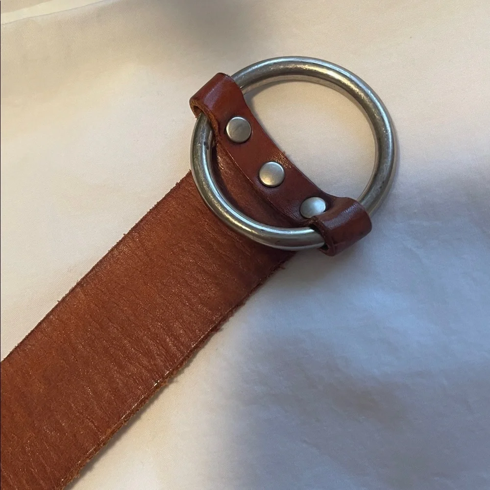Vintage leather belt by A&F in size medium